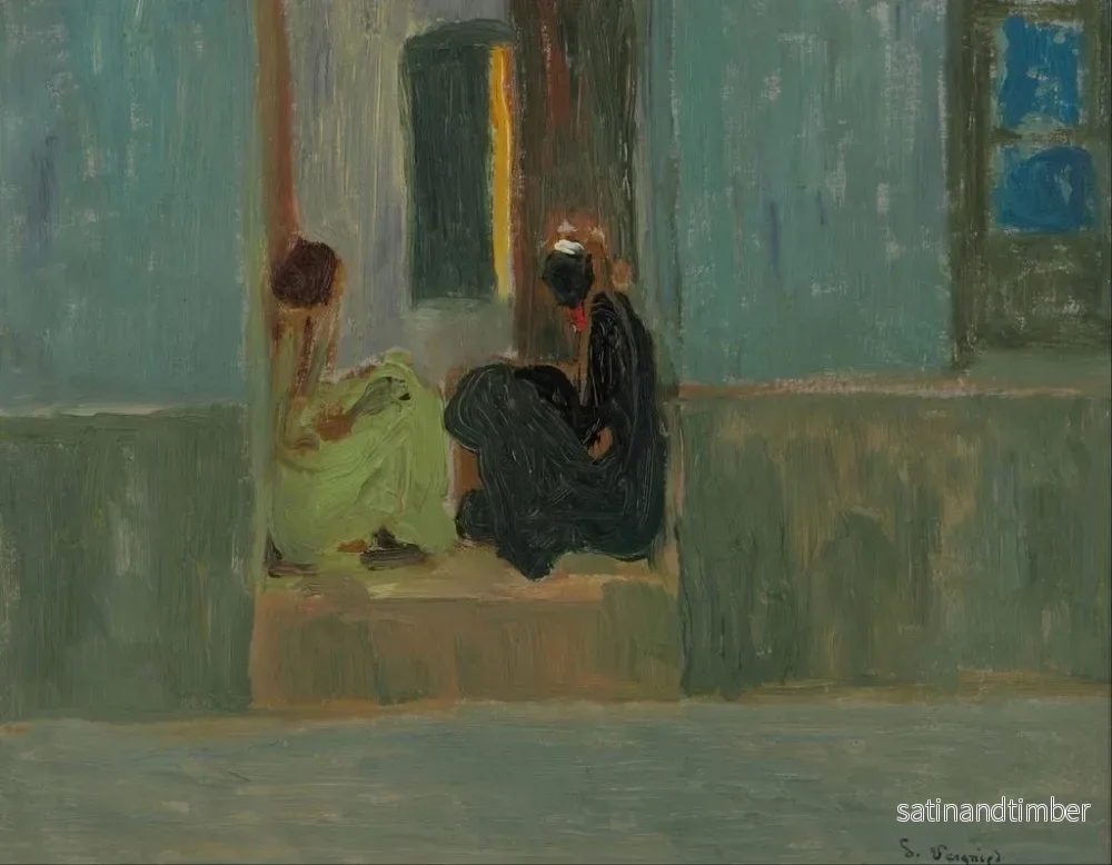 Reproduktion av målningen Noires à la porte - Pedro Figari - Bild 2