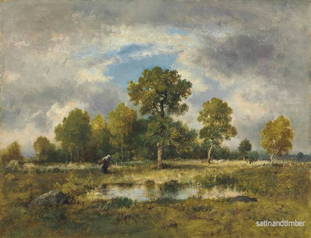 Reproduktion av målningen La Mare aux Viperes - Narcisse Virgile Diaz de la Peña - Bild 2
