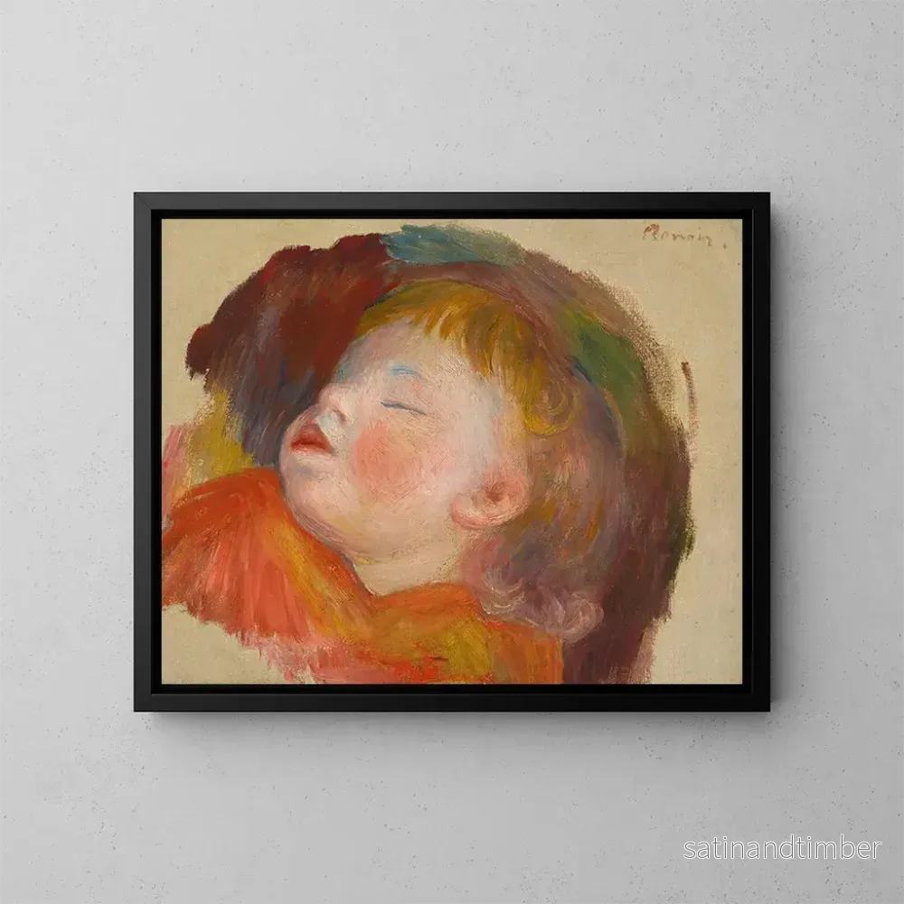 Reproduktion av målningen Barn som sover - Pierre-Auguste Renoir