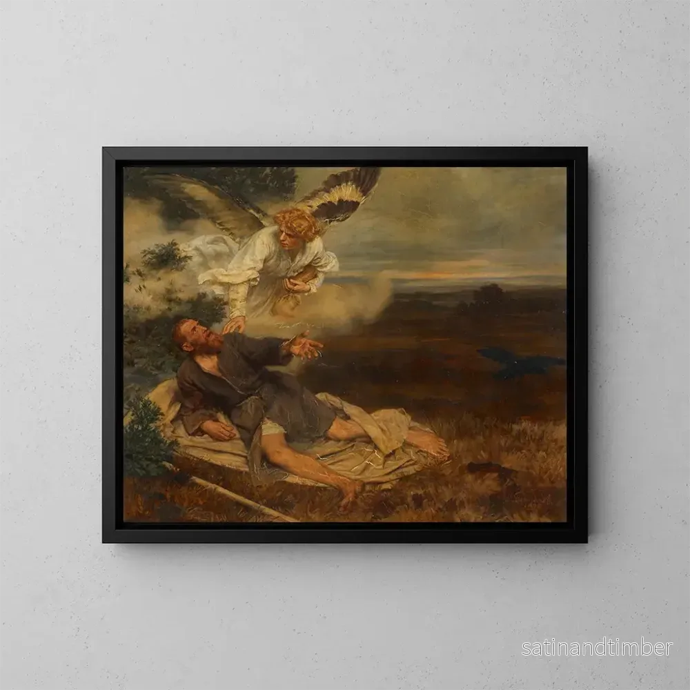 Reproduktion av målningen Élias - Eduard Karl Franz von Gebhardt