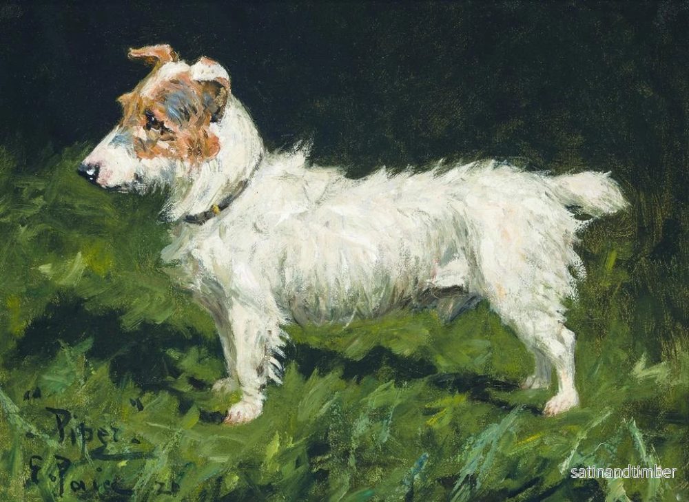 Reproduktion av målningen Piper, en Jack Russell terrier - George Paice - Bild 2