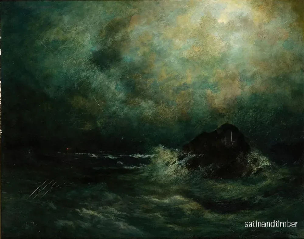Reproduktion av målningen Le grand Silas la nuit - Robert Crannell Minor - Bild 2