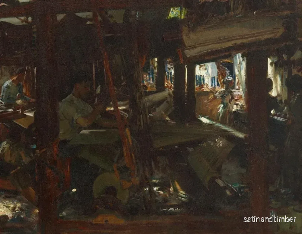 Reproduktion av målningen Les Tisserands - John Singer Sargent - Bild 2