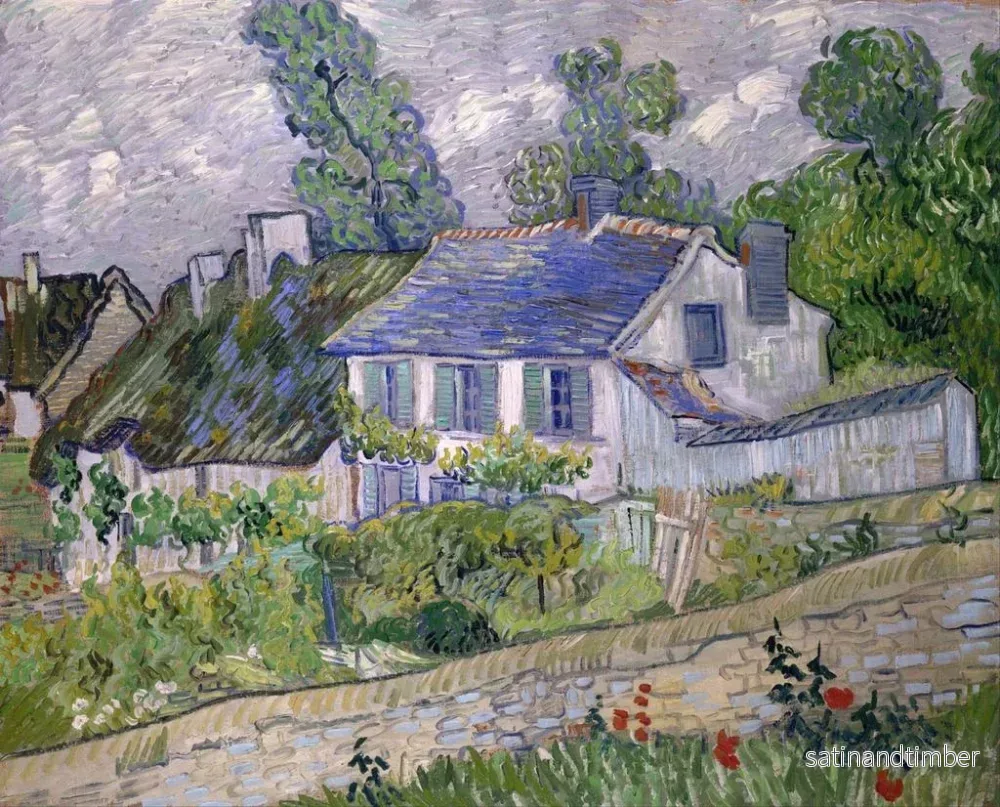 Reproduktion av målningen Hus i Auvers - Vincent van Gogh - Bild 2
