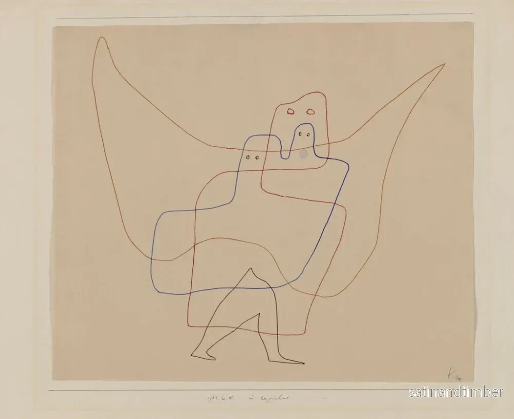 Reproduktion av målningen I änglarnas vård - Paul Klee - Bild 2