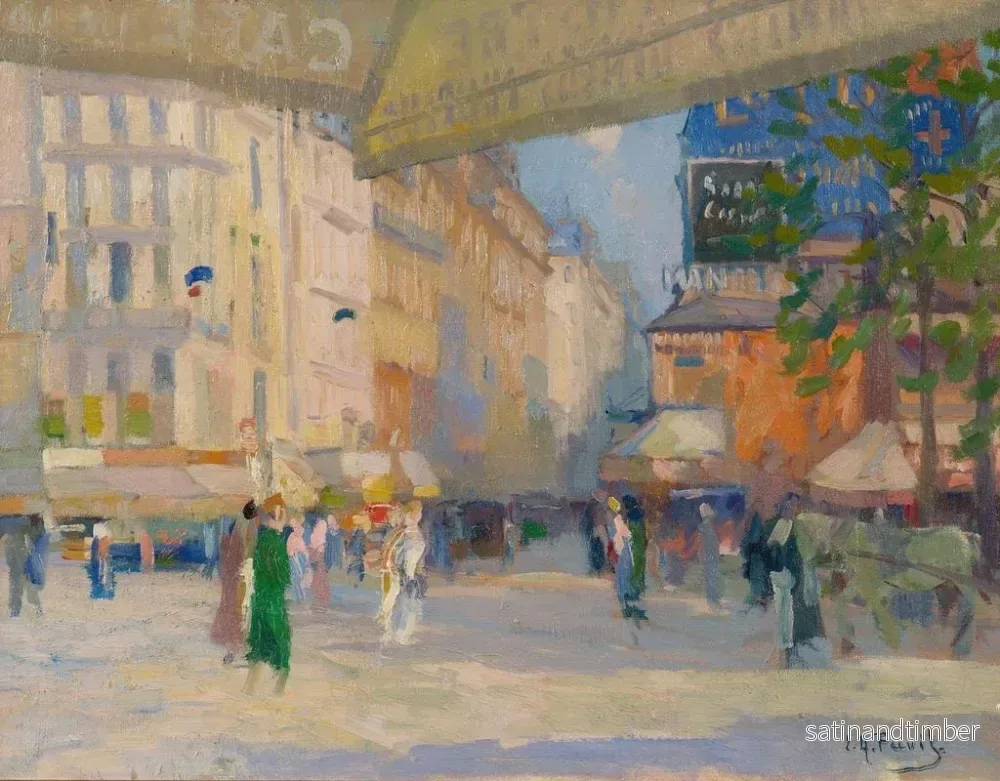 Reproduktion av målningen Rue de Paris - Élie Anatole Pavil - Bild 2