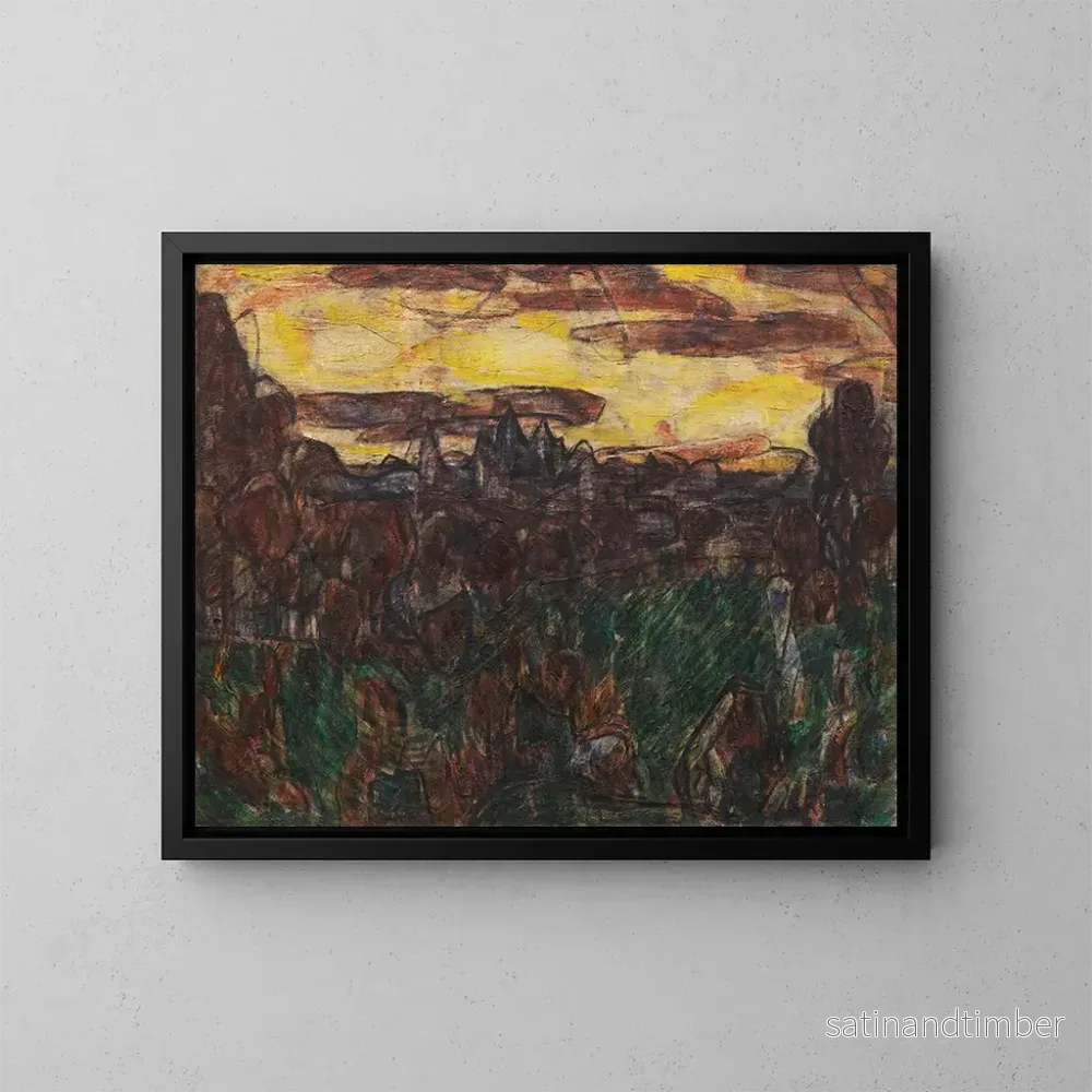 Reproduktion av målningen Soest - Christian Rohlfs