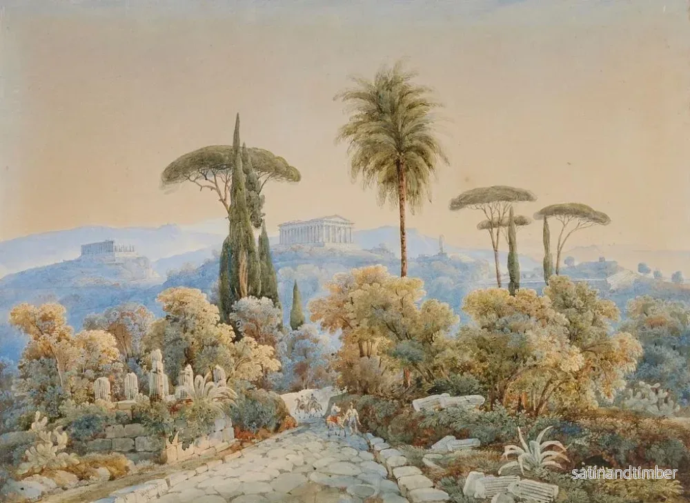 Reproduktion av målningen Vue du Forum romain - Johann Jakob Wolfensberger - Bild 2