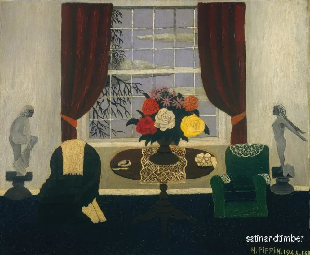 Reproduktion av målningen Victorian Interior Målning I - Horace Pippin - Bild 2