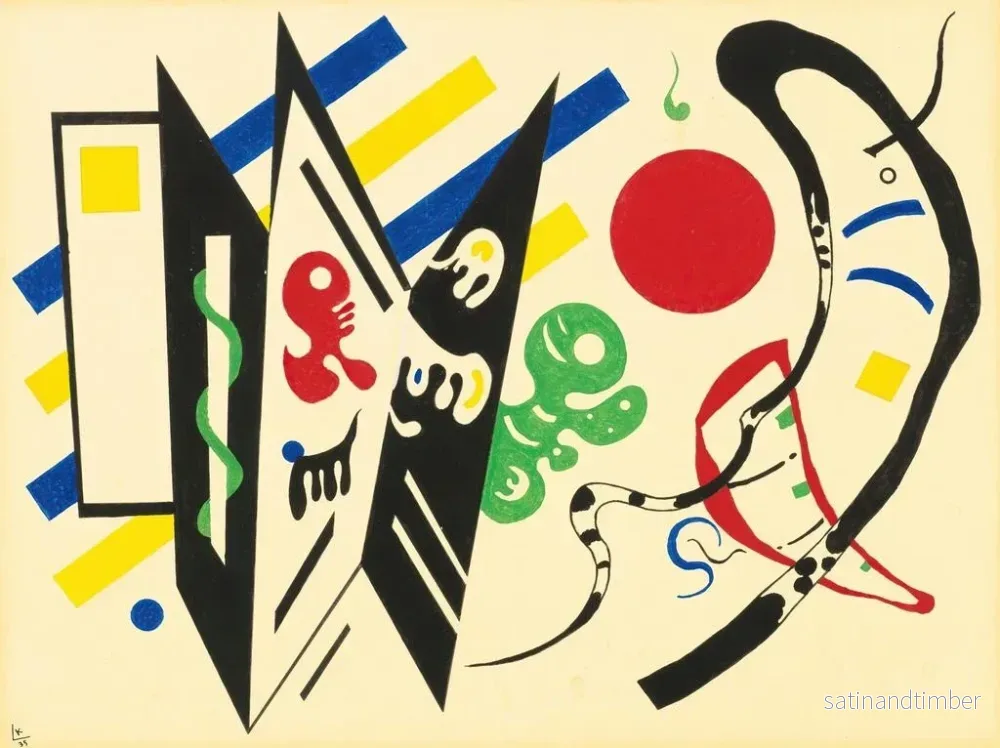 Reproduktion av målningen Réciproque - Wassily Kandinsky - Bild 2