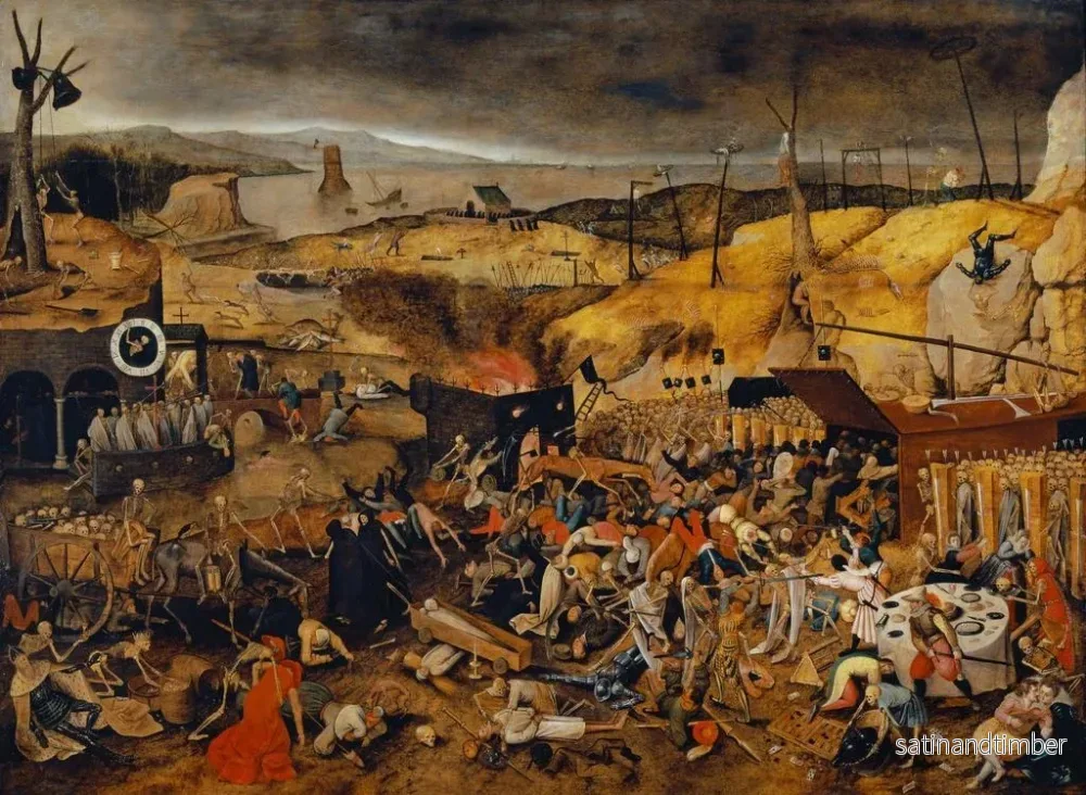 Reproduktion av målningen Le Triomphe de la Mort - Pieter Brueghel den Yngre - Bild 2