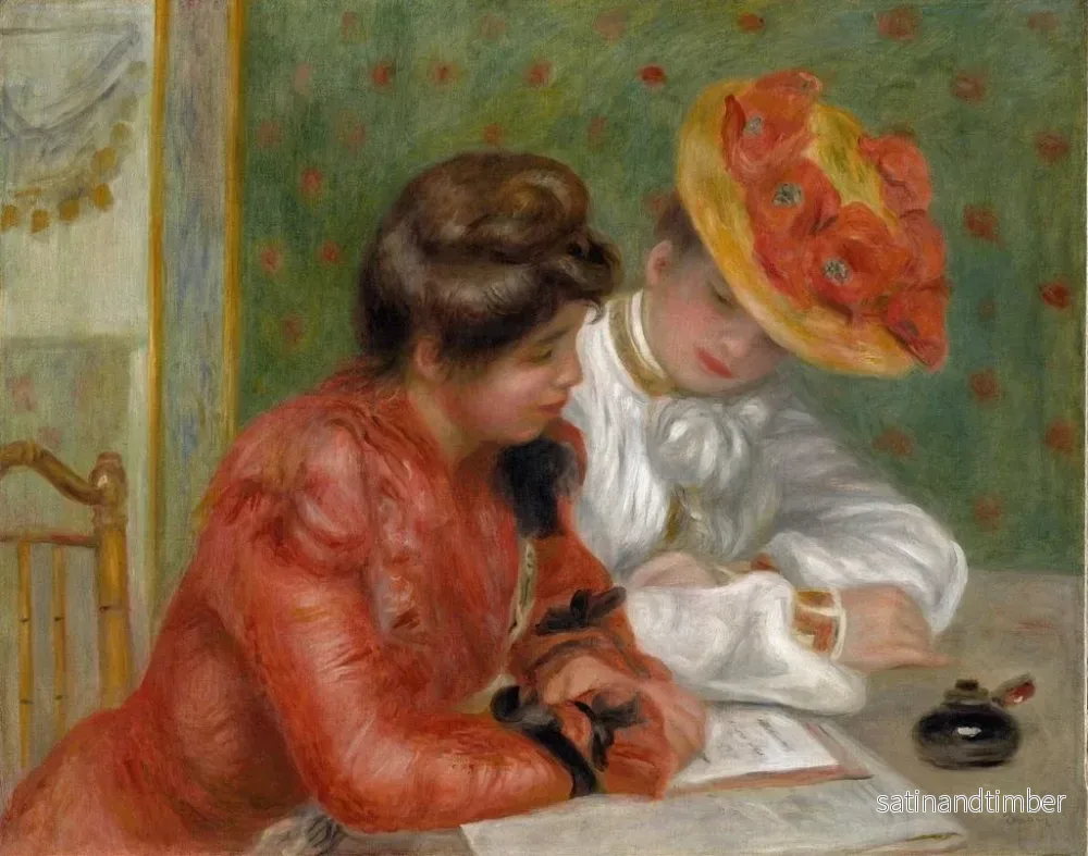 Reproduktion av målningen La Lettre - Pierre-Auguste Renoir - Bild 2