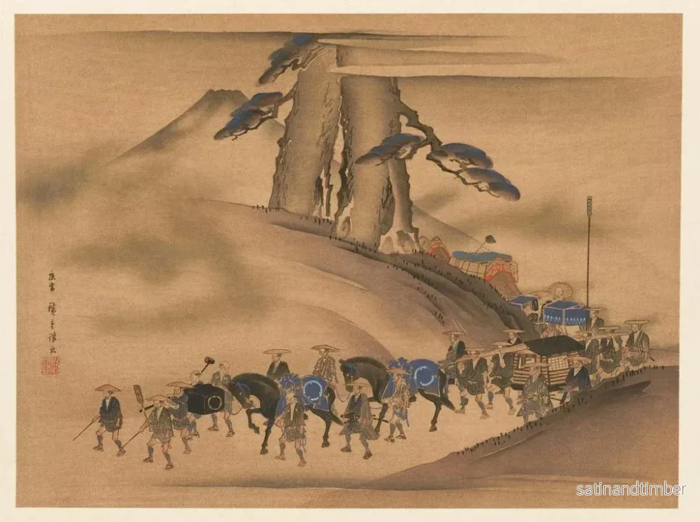 Reproduktion av målningen Utvalda mästerverk från Ukiyo-e-skolan Pl23 - Shinichi Tajima - Bild 2