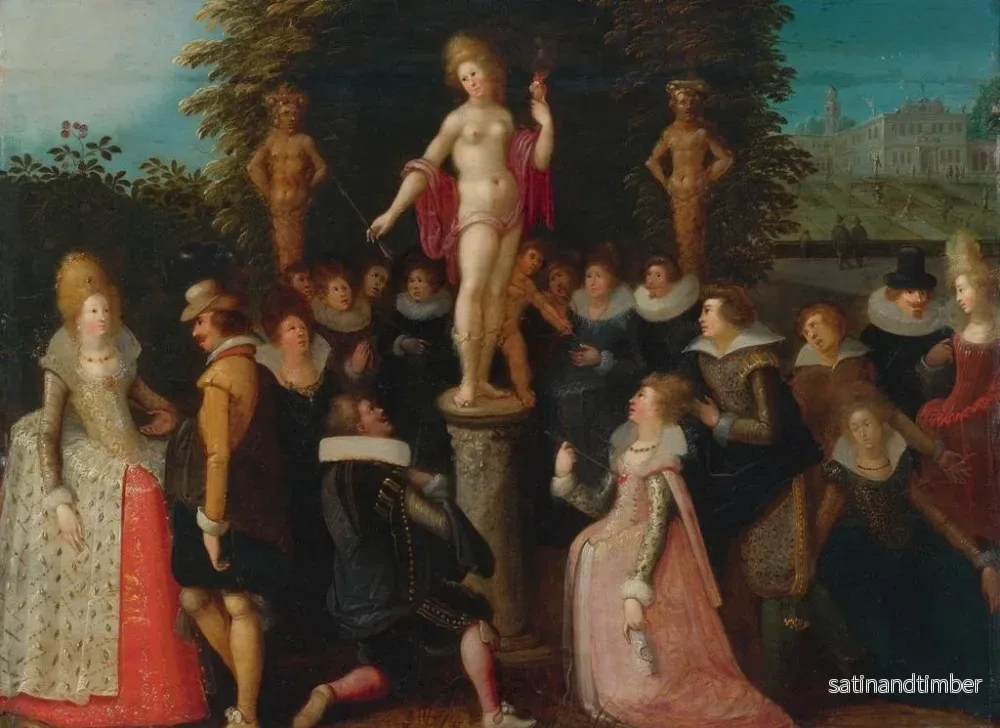 Reproduktion av målningen Homenage à Vénus - Louis de Caullery - Bild 2