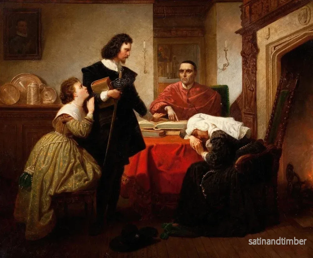 Reproduktion av målningen La réception de l'ordre - Emanuel Gottlieb Leutze - Bild 2