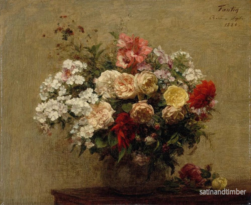 Reproduktion av målningen Sommarblommor - Henri Fantin-Latour - Bild 2