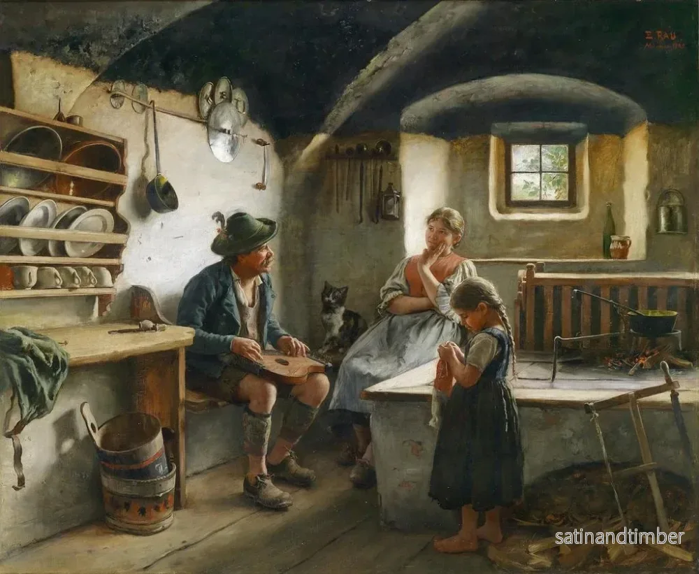 Reproduktion av målningen Le joueur de cithare - Emil Rau - Bild 2