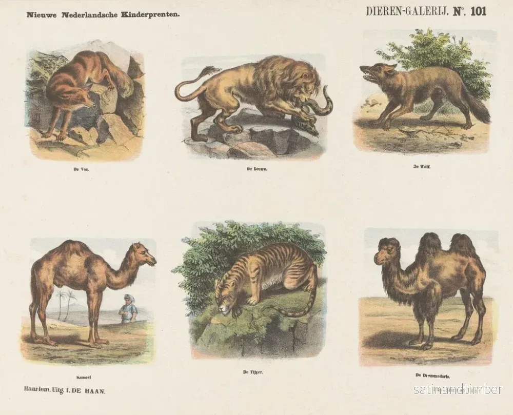 Reproduktion av målningen Galerie des animaux - Emrik Binger - Bild 2