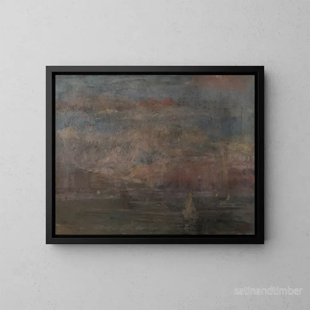 Reproduktion av målningen Efter stormen - James Ensor