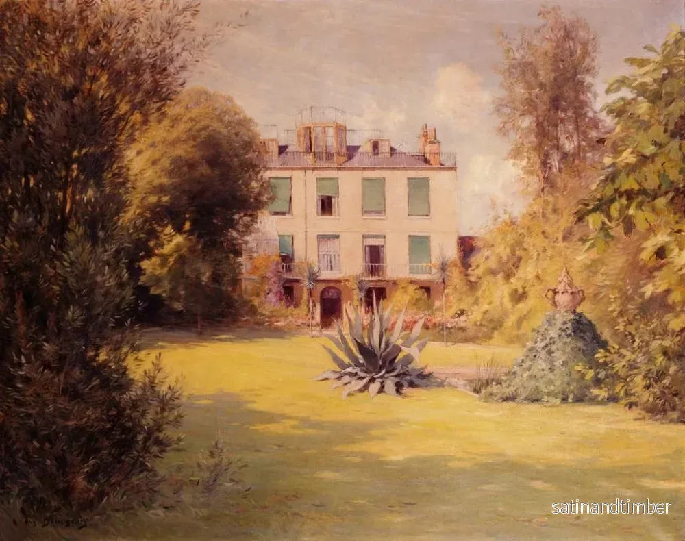 Reproduktion av målningen La maison de Victor Hugo à Guernesey - Eugène Bourgeois - Bild 2