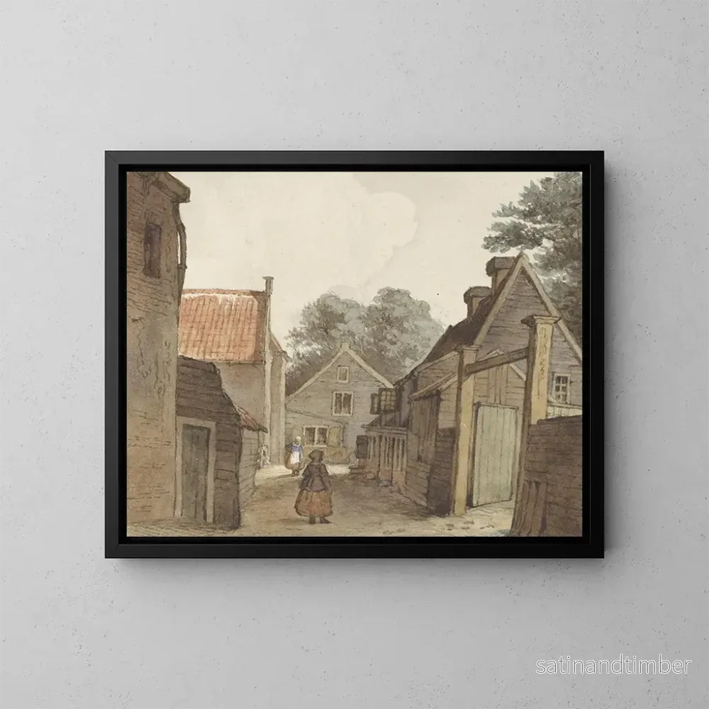 Reproduktion av målningen Rue près de la Manège – Hendrik Abraham Klinkhamer Reproduktion av målningen Rue près de la Manège – Hendrik Abraham Klinkhamer