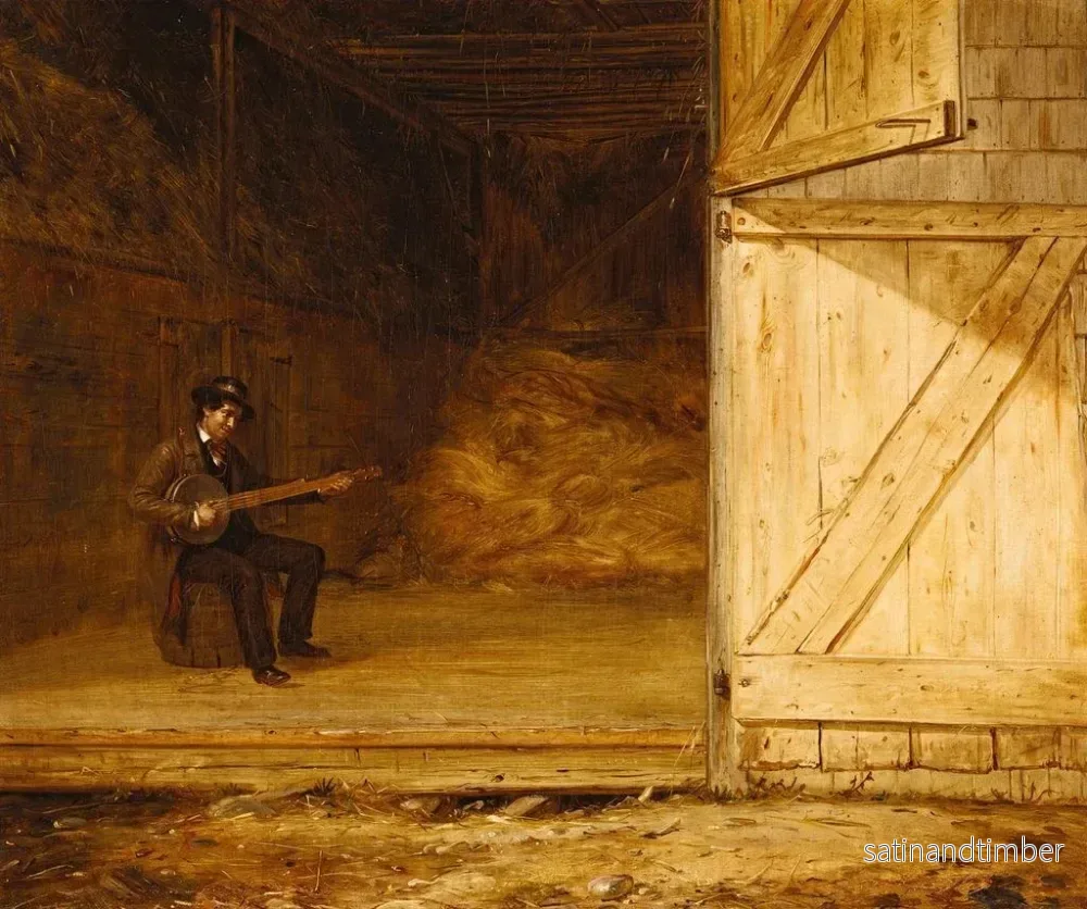 Reproduktion av målningen Le joueur de banjo - William Sidney Mount - Bild 2