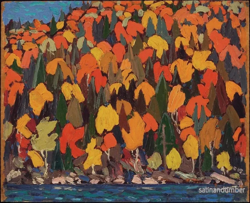 Reproduktion av målningen Höstlövverk - Tom Thomson - Bild 2