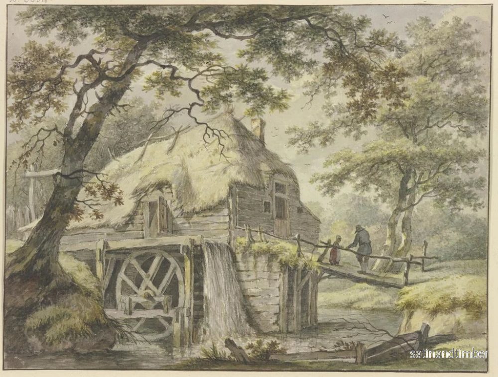 Reproduktion av målningen av kvarn i skogen - Pieter Pietersz Barbiers - Bild 2