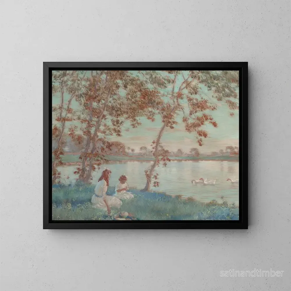 Reproduktion av målningen Jours d'été - Edward Dufner