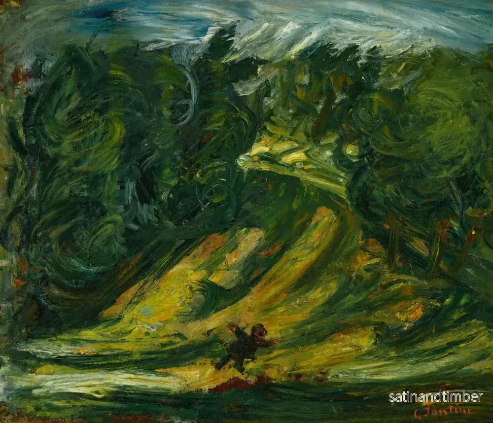 Reproduktion av målningen Landskap - Chaïm Soutine - Bild 2