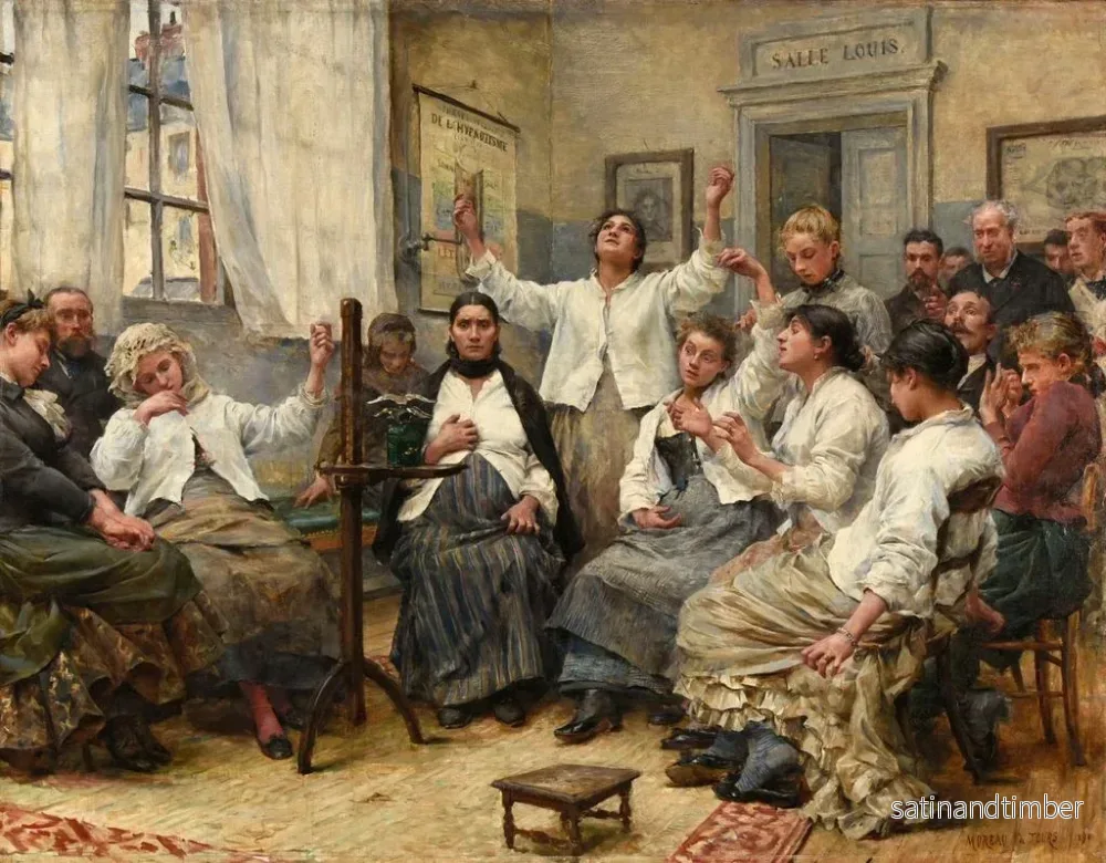 Reproduktion av målningen Les Factions de la Charité - Georges Moreau de Tours - Bild 2