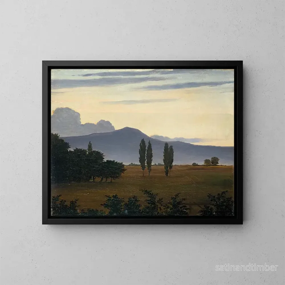 Reproduktion av målningen Vue sur les montagnes du Taunus – Philipp Veit Reproduktion av målningen Vue sur les montagnes du Taunus – Philipp Veit