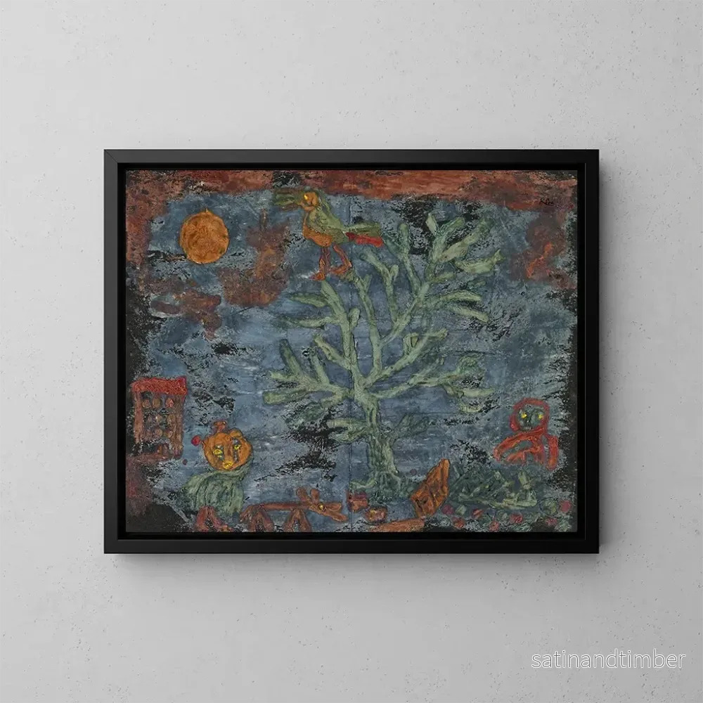 Reproduktion av målningen av Nordens sagohistoria - Paul Klee