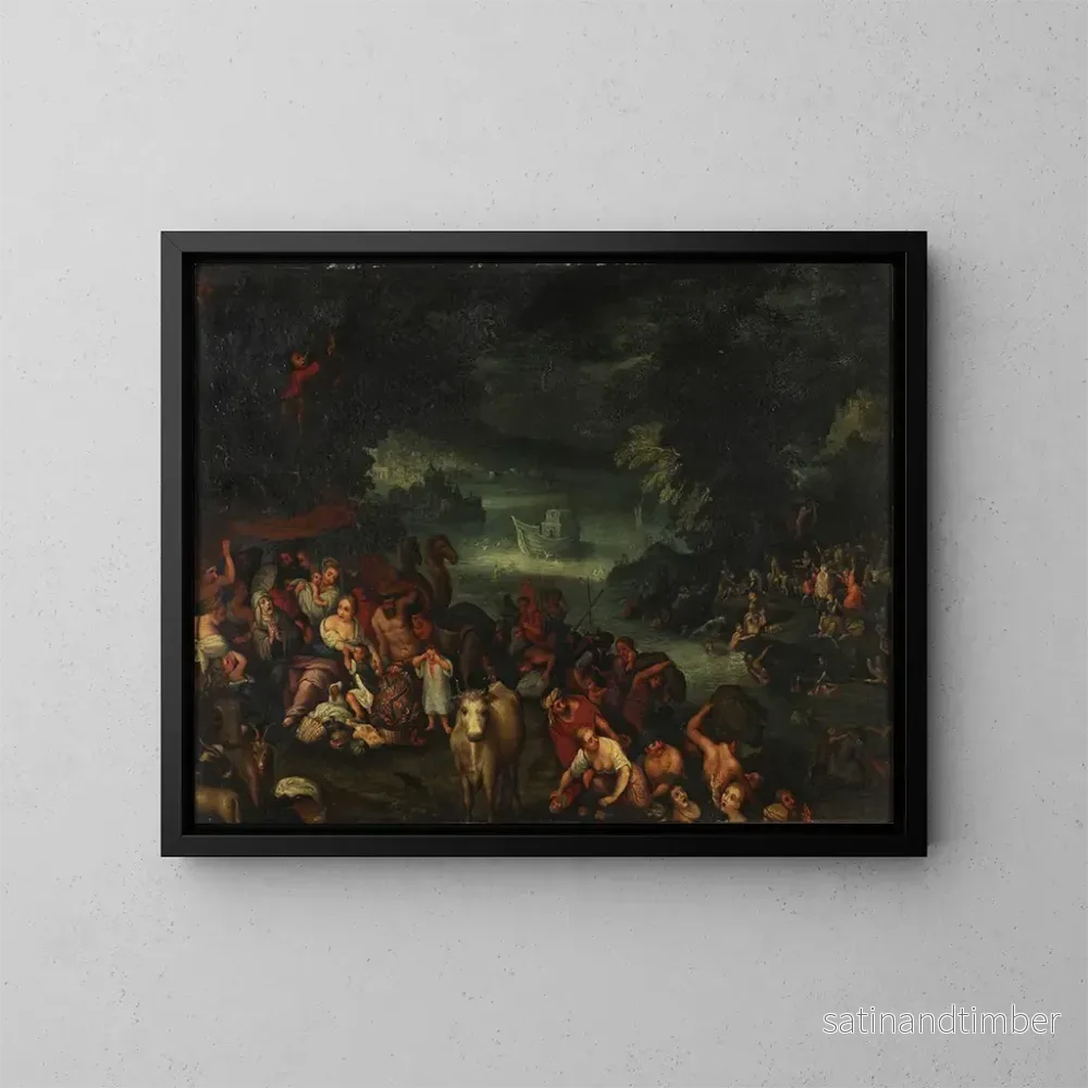 Reproduktion av målningen Le Déluge - Roelant Savery