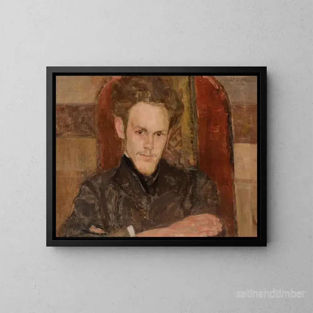 Reproduktion av målningen Portrait de Maksymilian Rosen – Witold Wojtkiewicz