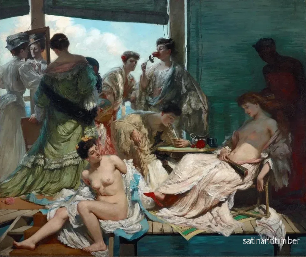 Reproduktion av målningen L'été - Rupert Bunny - Bild 2