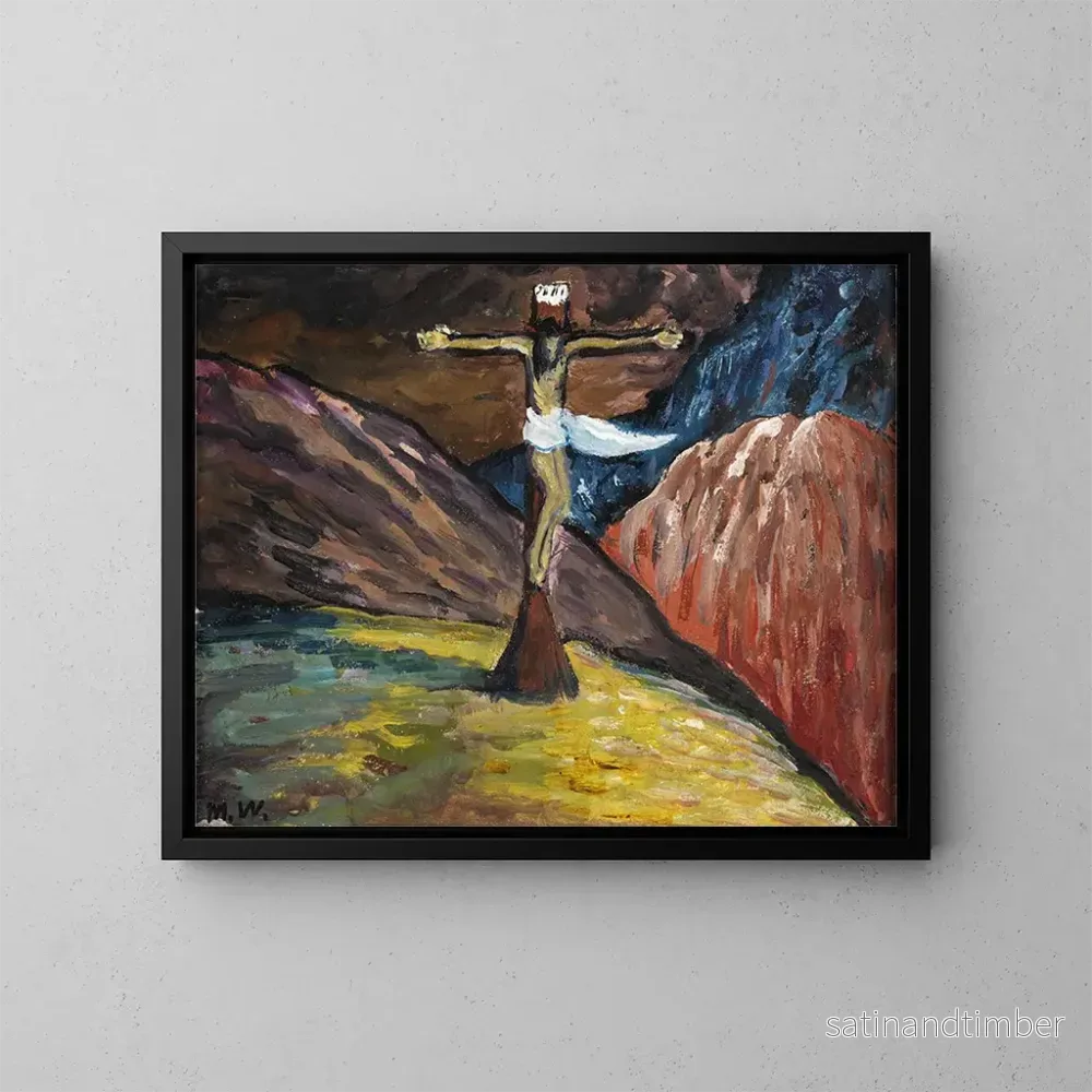Reproduktion av målningen Golgatha - Marianne von Werefkin