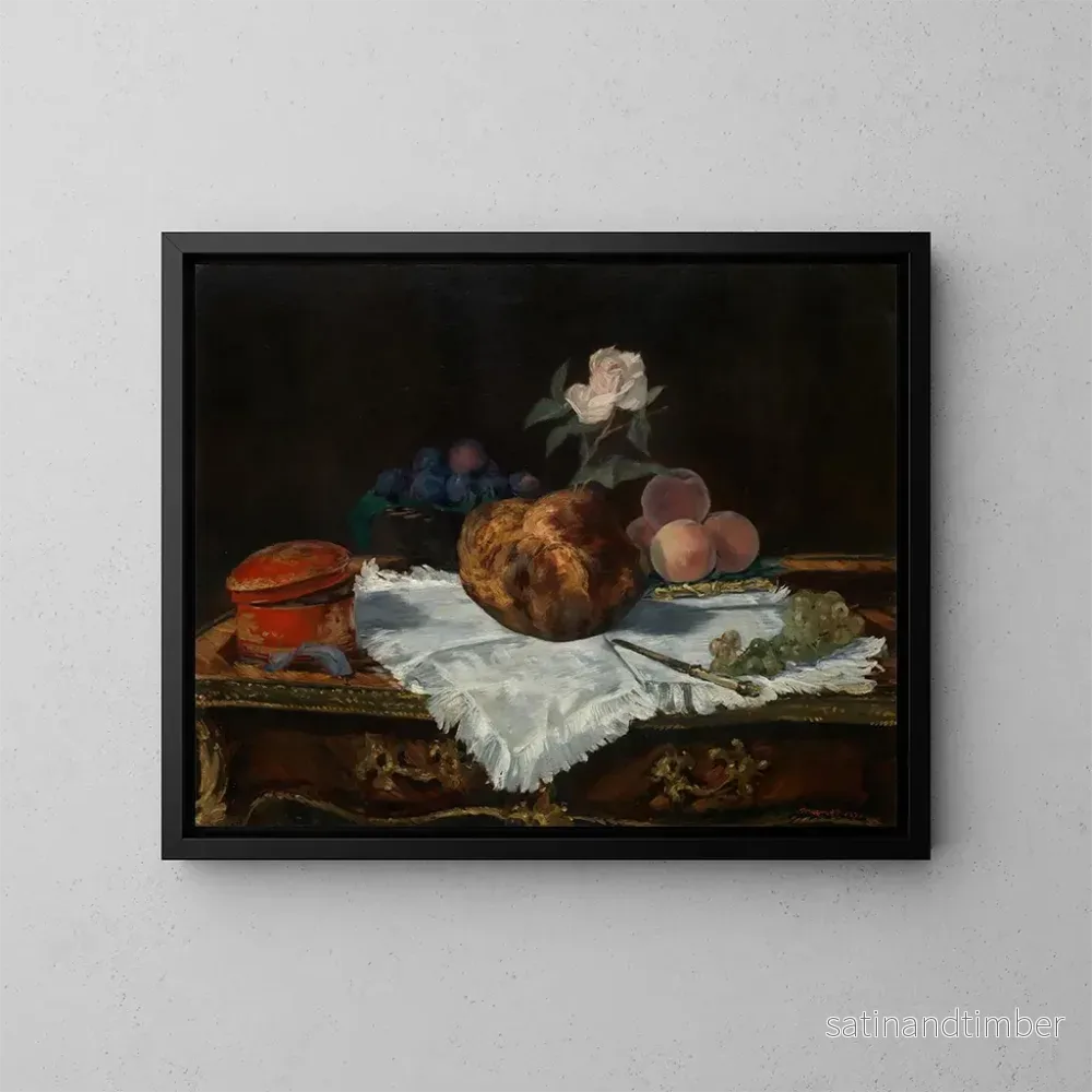 Reproduktion av målningen La brioche - Édouard Manet