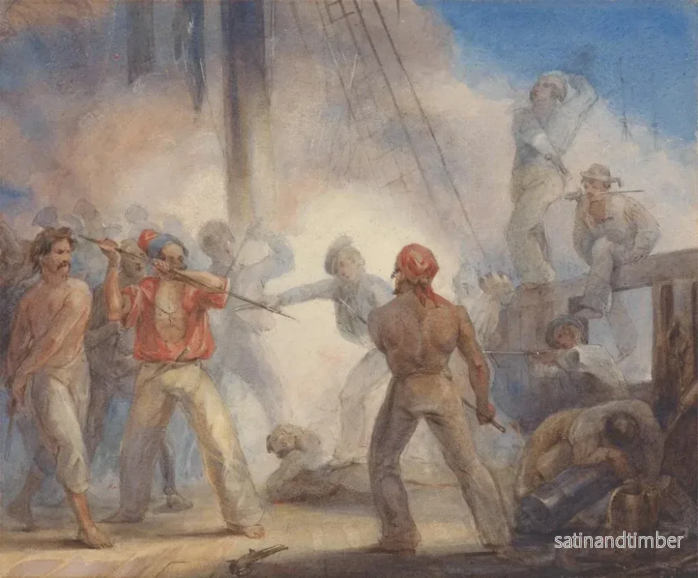 Reproduktion av målningen Pirates - John Massey Wright - Bild 2