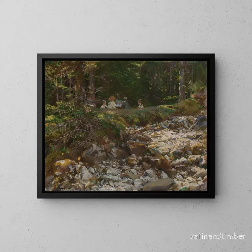 Reproduktion av målningen Le Maître et ses élèves – John Singer Sargent Reproduktion av målningen Le Maître et ses élèves – John Singer Sargent