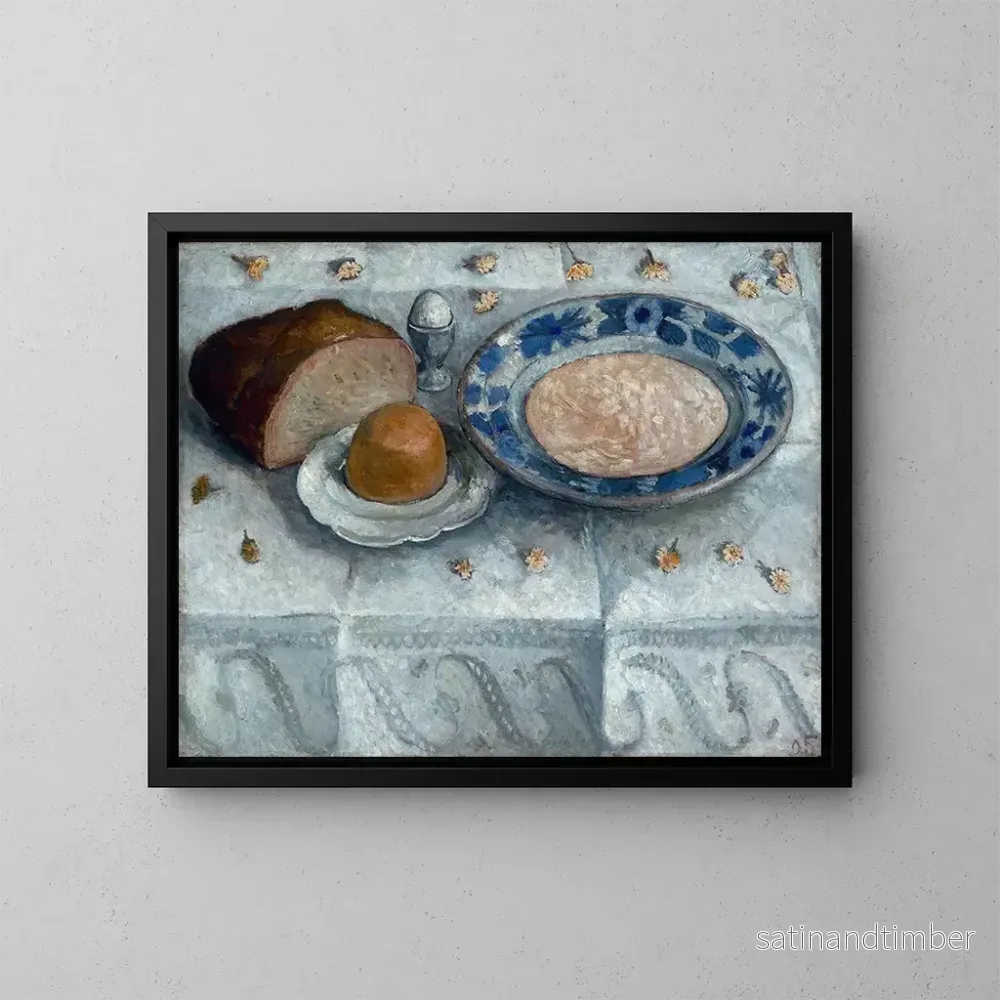 Reproduktion av målningen Naturtavla med en frukost av mjölksoppa - Paula Modersohn-Becker