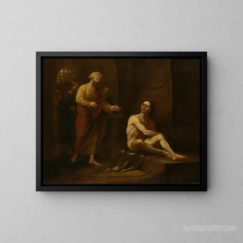 Reproduktion av målningen Jag var i fängelse och ni kom till mig Matthäus 25:36 – John Trumbull Reproduktion av målningen Jag var i fängelse och ni kom till mig Matthäus 25:36 – John Trumbull