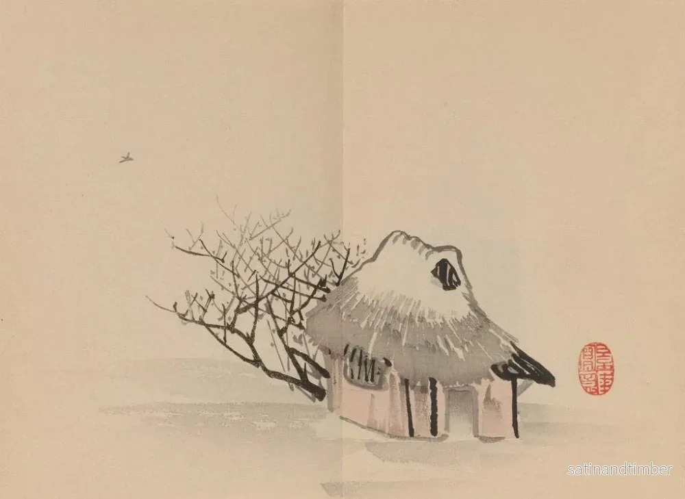 Reproduktion av målningen Keinen shugajō Pl77 - Imao Keinen - Bild 2