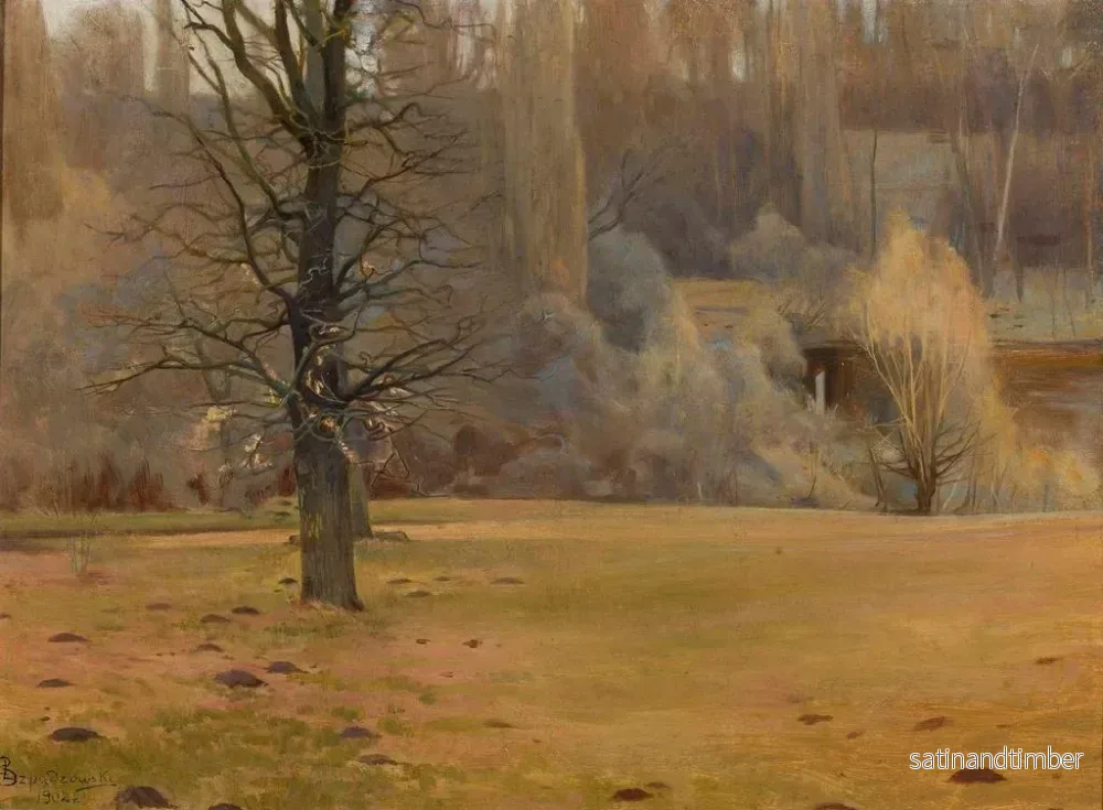 Reproduktion av målningen Fragment de parc - Leon Szpydrowski - Bild 2