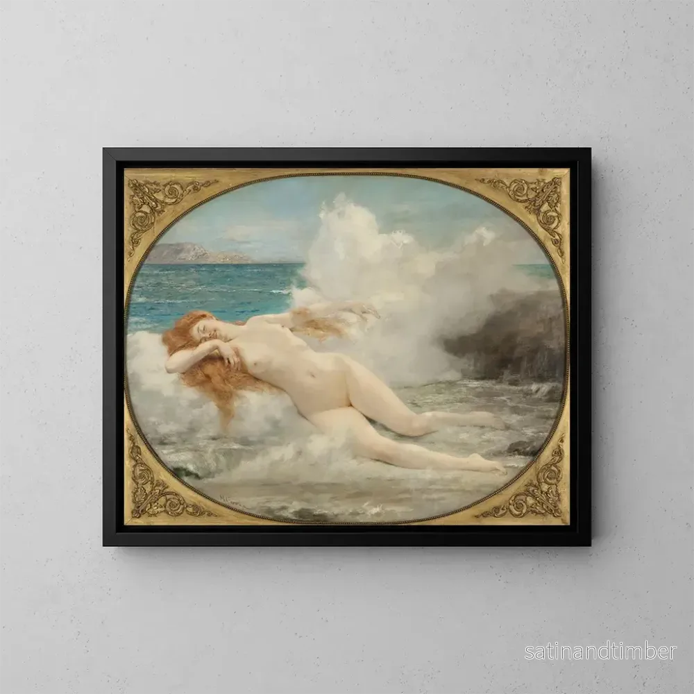 Reproduktion av målningen av Födelsen av Venus - Henri Gervex