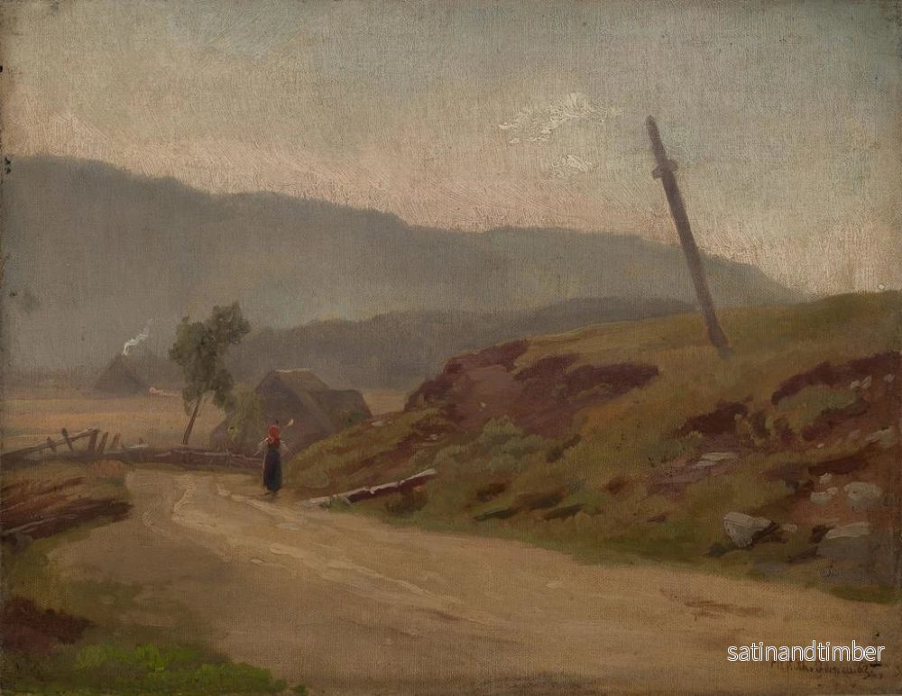 Reproduktion av målningen Rues dans la vallée de Bernau - Philipp Röth - Bild 2