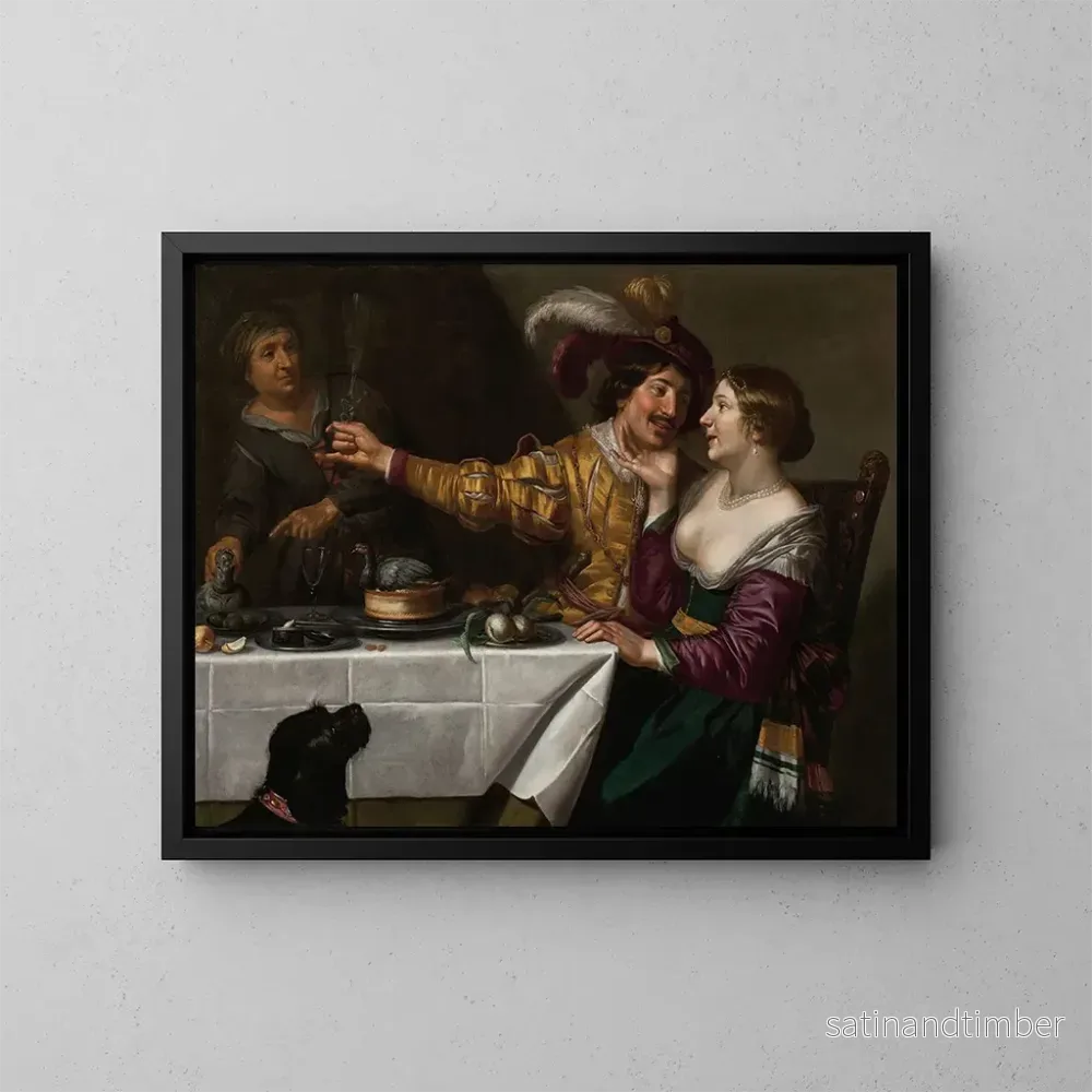 Reproduktion av målningen La Prostituée - Jan van Bijlert
