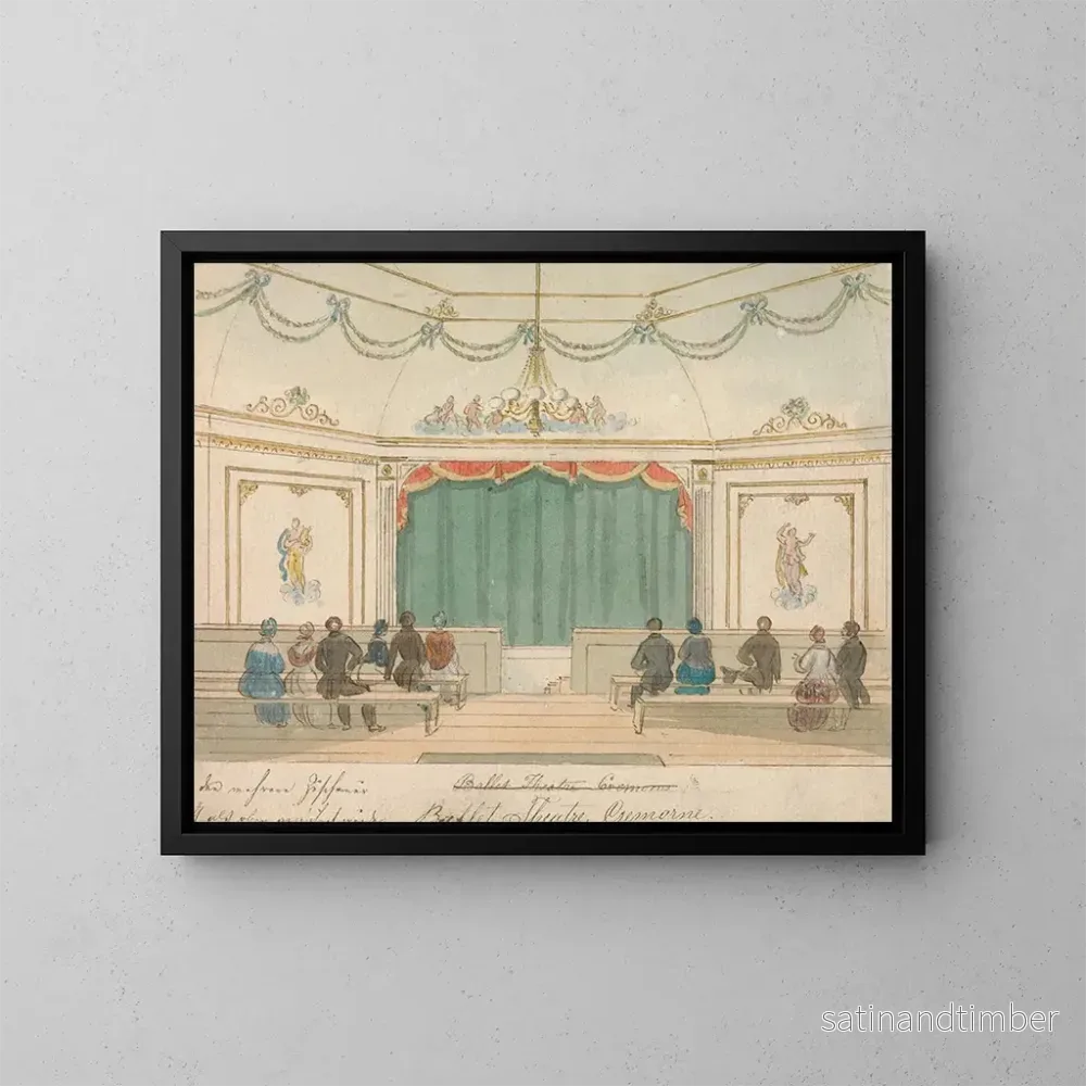 Reproduktion av målningen Balletteater Cremorne - William Henry Brooke