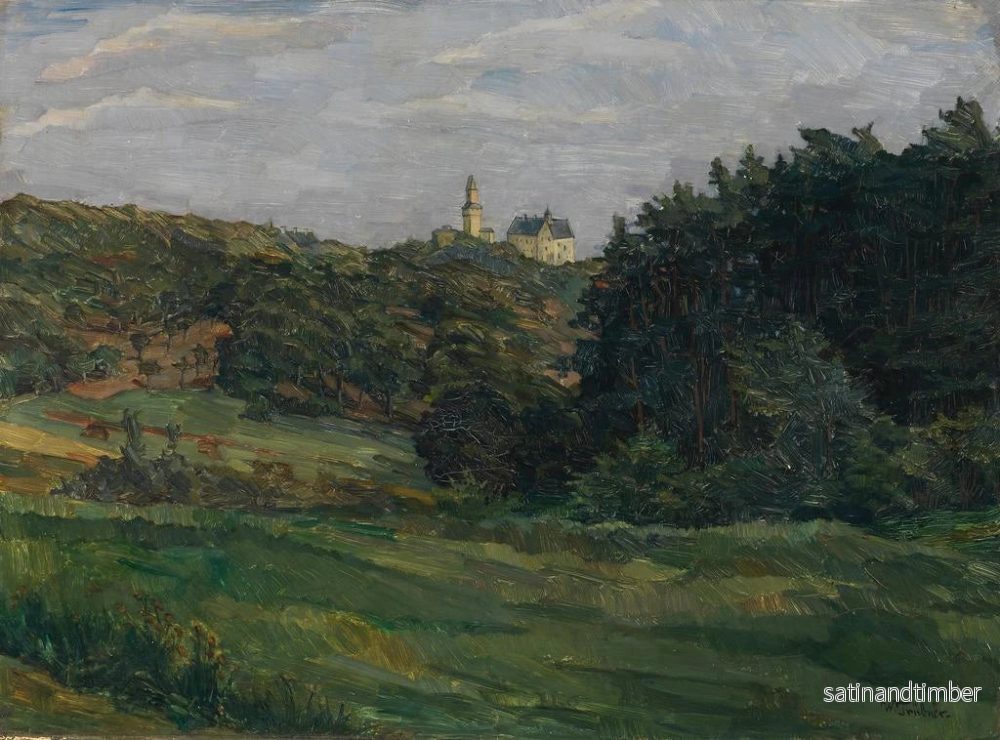 Reproduktion av målningen av Château de Kronberg im Taunus - Wilhelm Trübner - Bild 2