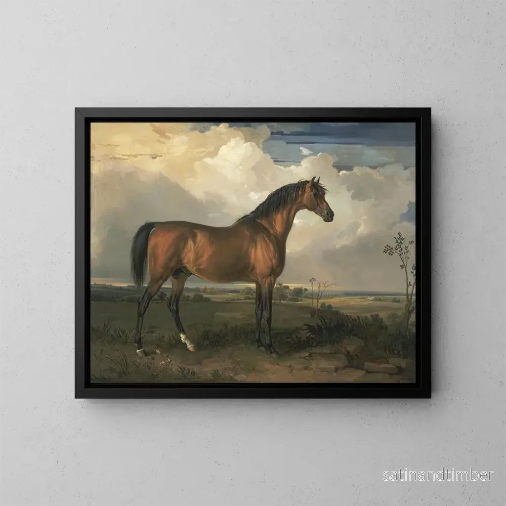 Reproduktion av målningen Aigle, en berömd hingst – James Ward Reproduktion av målningen Aigle, en berömd hingst – James Ward
